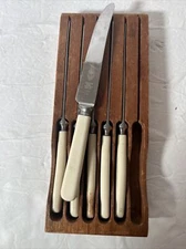 Vintage Royal Brand Sharp Cutter, Sheffield England Knives 6 Knife Set