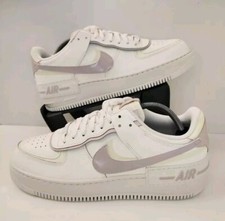 Nike Air Force 1 Shadow White Purple Sneaker UK 9,5 DZ1847-104 Sneaker Selten