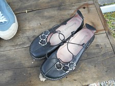 chaussures plates NOTHING ELSE T 36 CUIR NOIR TBE A 15€ ACHAT IMM FP com MON