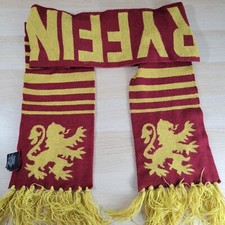 Harry Potter Gryffindor Scarf Tassels House Emblem Crest Red Yellow Long