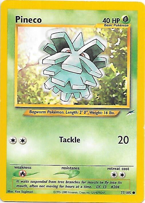 PINECO 77/105 Neo Destiny Pokemon Card EX