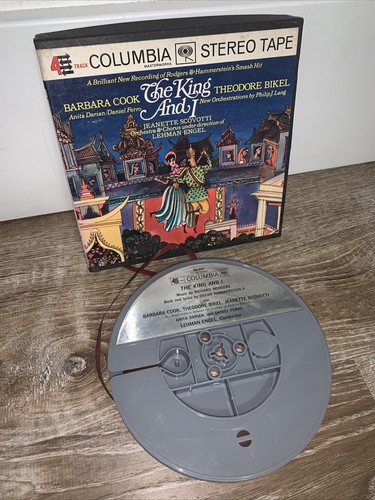 Barbara Cook/Theodore Bikel THE KING AND I - Columbia Stereo Reel 4 Track OQ 655 - Picture 2 of 9