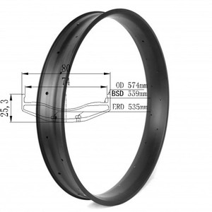 80mm fat bike rims
