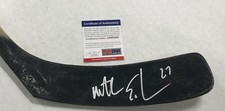 MATHIEU SCHNEIDER SIGNED MONTREAL CANADIENS HOCKEY STICK PSA COA LEAFS 