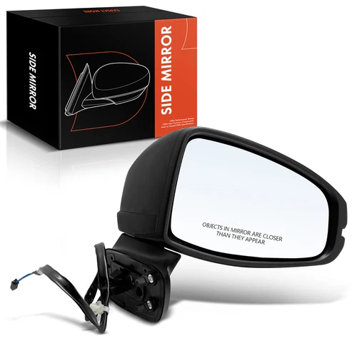 Black Mirror with Power Glass Adjust for Honda Fit 2015-2020 Passenger RH Side