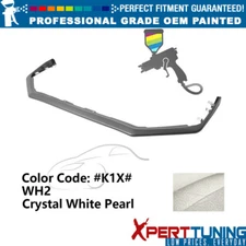 For 15-17 Subaru WRX & STI V-Limited Front Lip ABS #K1X, WH2 Crystal White Pearl
