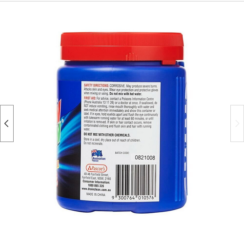 Pascoes Drain Cleaner Crystals 500gm for sale online eBay