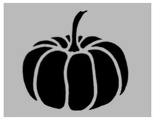 Fall Pumpkin Halloween Stencil 11" x 8.5" Custom Stencil FAST FREE SHIPPING