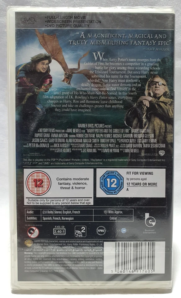 Harry Potter And The Goblet Of Fire PlayStation Portable UMD NEW FACTORY SEALED - Bild 2 von 4