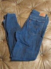 Levi s 721 High Rise Skinny Jeans Stretch Women s Size 31x30 Q22M