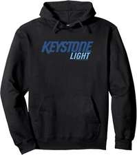 Coors Brewing Company Keystone Light Classic Big Chest Logo Small, Black 