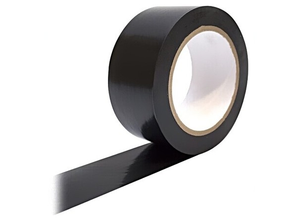 TP010002 Band: Markierend Schwarz L: 33M W: 50Mm Selbstklebend Mat: Vinyl Coba E-image