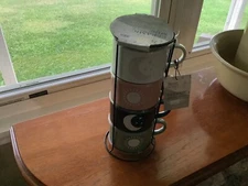 Thyme & Table Celestial Stackable Coffee Soup Mugs Brandnew