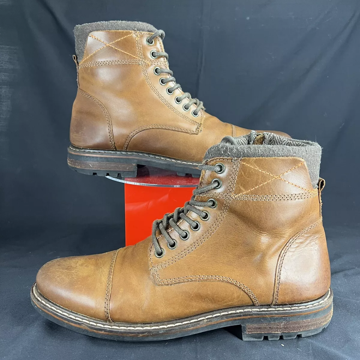 Crevo camden sweater hotsell cuff leather boot