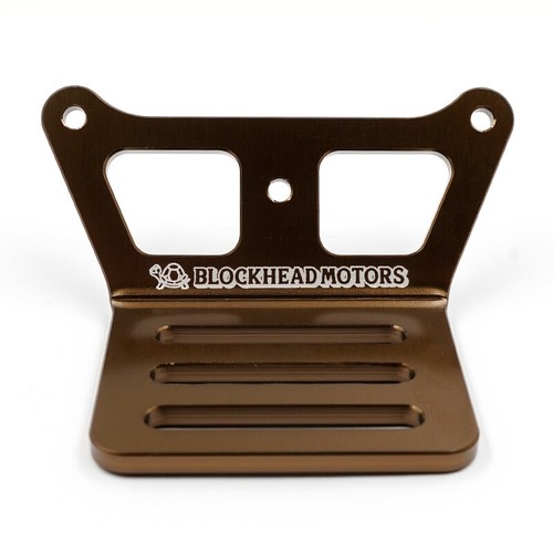Blockhead Motors Aluminum Bumper Plate Set Bronze For Tamiya