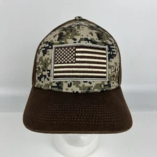 Ariat Men's Digi Camo Flag Ball Cap Camouflage Snapback
