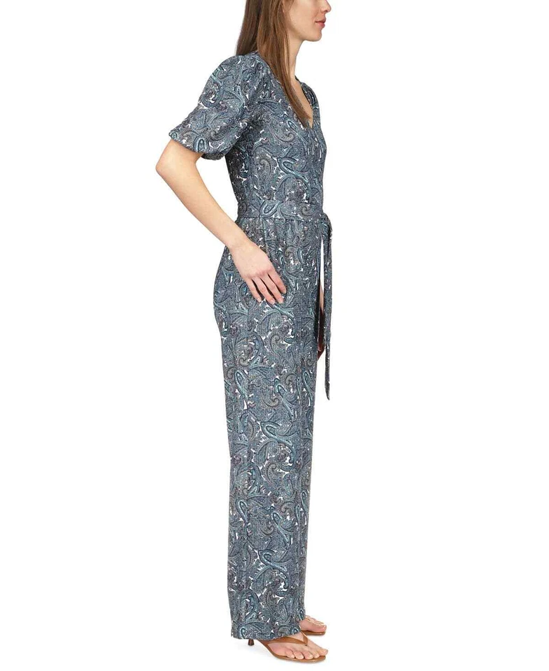 Mono envolvente MICHAEL Michael Kors para mujer pequeño azul cachemir - azul - XL Foto 3 de 4