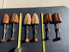 VTG SHOE TREES: 3 Pair, Wood /Steel Premium Men  s/Women  s.