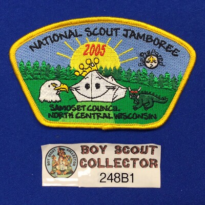 Boy Scout CSP Samoset Council 2005 National Jamboree JSP Patch WI 248B1