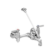 Commercial Mop Sink Faucet   8'' Heavy-Duty Wall Mounted Utility Fixture