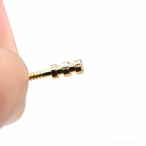 Dental Threrapy Stainless Steel Golden Plated Screw Post Pins 15Pc 24K BM 1.4 - 第 3/7 張圖片