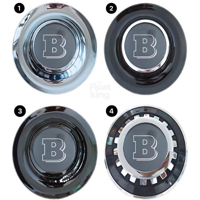 (4pcs) Brabus Floating Wheel Center Caps (ALL Sizes) (ALL Brands)