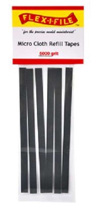 Flex-I-File 6000 Grit Micro Cloth Refill Tapes (6) for #123 & #700