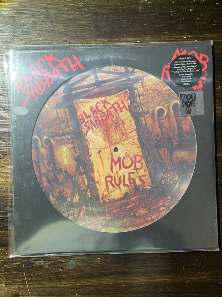 BLACK SABBATH MOB RULES RSD 2021 LIMITED EDITION PICTURE DISC VINYL NEW - Image 3 of 4