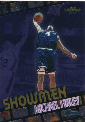 Michael Finley 2000-01 Topps Finest Showmen #S9 Mavericks
