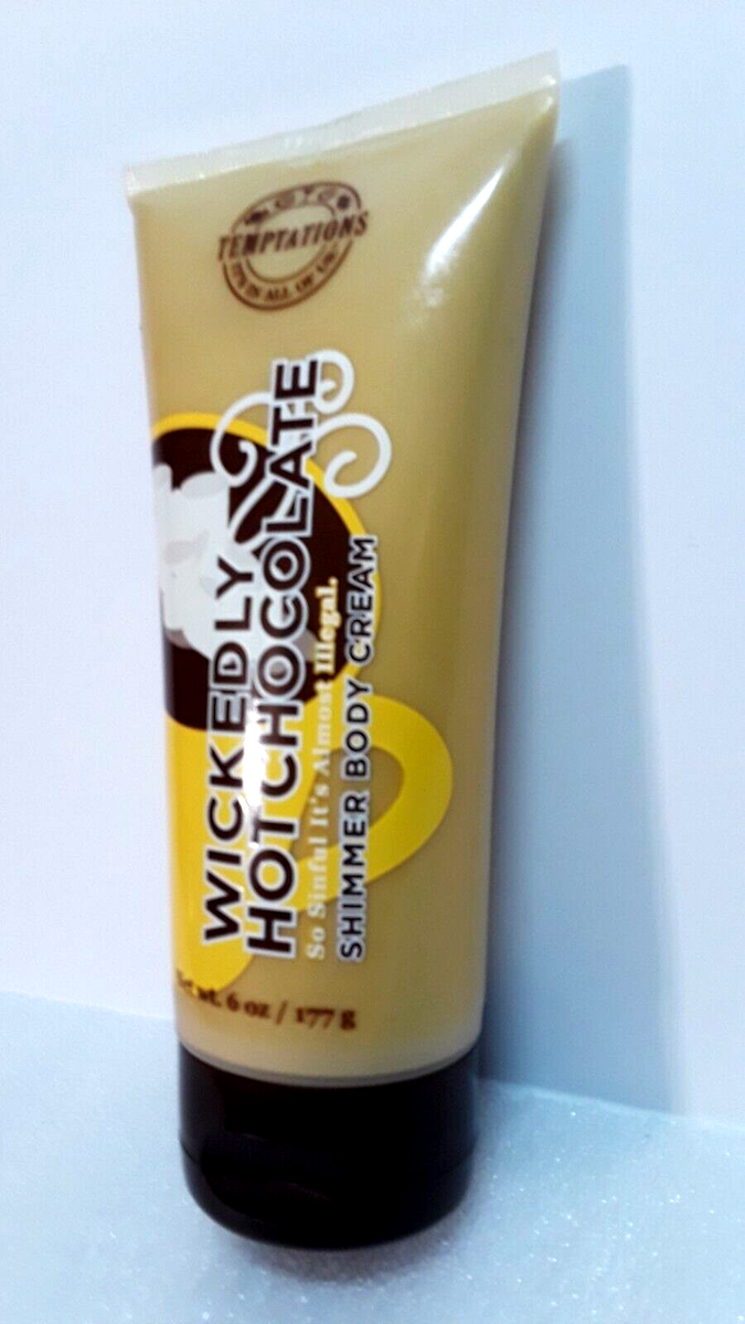 Bath Body Works Temptations Wickedly Hot Chocolate Shimmer Cream