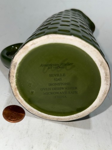 American Atelier At Home Seville 5243 Ironstone Pitcher Green - Picture 4 of 4