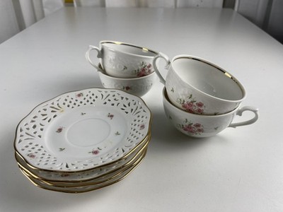 Sammler Porzellan Bavaria Schumann 8 Teilig Teeservice. Top Zustand 
