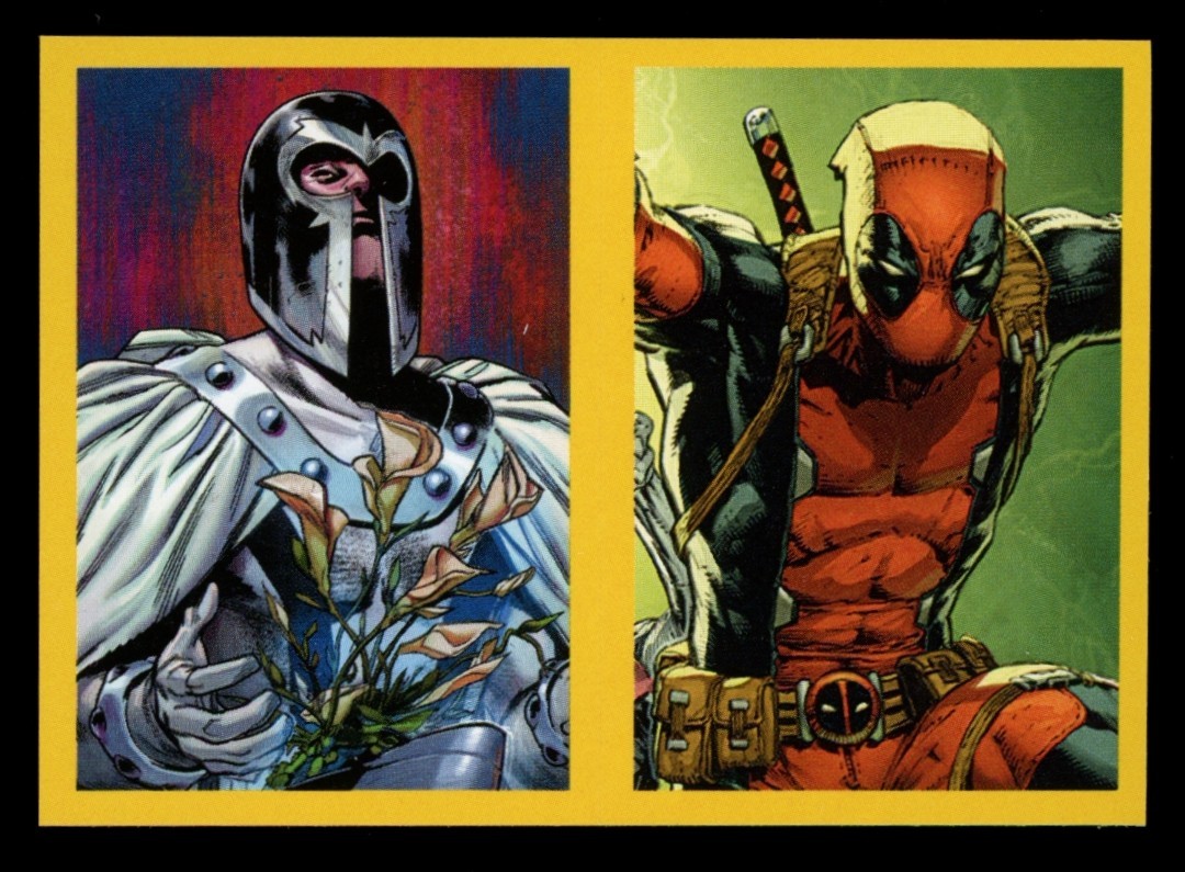 MAGNETO / DEADPOOL 2021 Marvel Versus Sticker #139a-b *Qty
