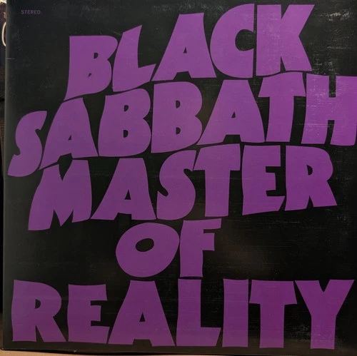 Black Sabbath Master of Reality - Warner Records 2016 180g Vinyl LP Gatefold NM+