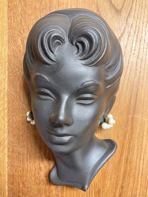 Wandmaske Maske Wormser Terra Sigliata Charlott 800 50er Jahre