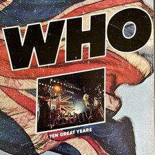 THE WHO Ten Great Years Book 1975 Rolling Stone Keith Moon Townshed