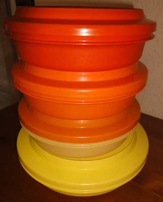 Tupperware  Seal N Serv  Servierschälchen + Deckel Vintage Retro 70er 80er*TOP*
