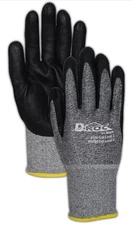 Magid D-Roc Nitrile Coated Work Gloves A3 Liquid Absorbing (12 Pair, Small)