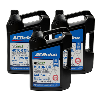 10-9330 (19432322) dexos1 GEN 3 Full Synthetic 5W-30 Motor Oil 5
