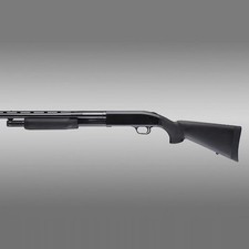 Hogue Mossberg 500 12 Gauge Series OverMolded Shotgun Stock/Foregrip Black 