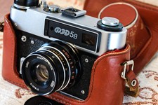 FED 5 V 35mm Film Camera Tested Rangefinder Lens Industar-61 USSR Leica Vintage