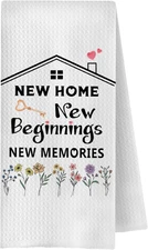 House Warming Gifts New Home Kitchen Towels, New Homeowner Gifts Dish Tea Towels