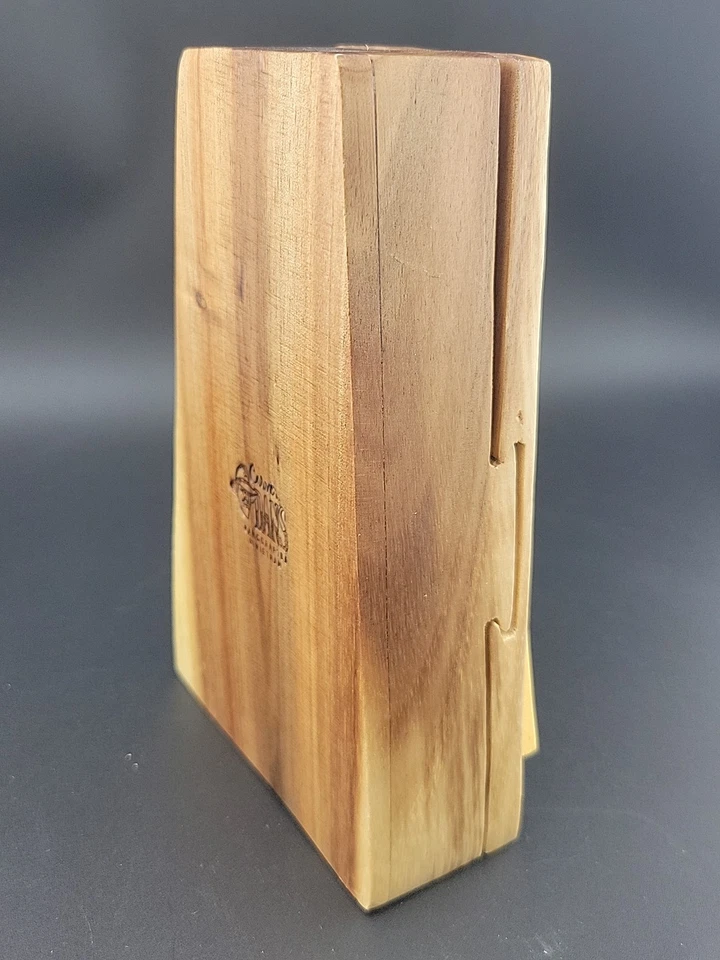 VTG CARVER DAN'S HANDCARVED WOOD SECRET PUZZLE BOX 6.5"×4"×2.5" EXQUISITE! - Image 3 of 4