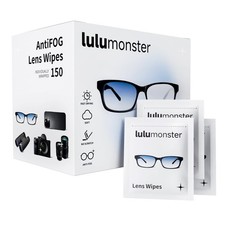 Anti Fog Lens Wipes For Eyeglasses 150 Premoistened Individually Wrapped Wipes