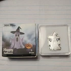 GHOST 5 gram  .999 Silver w/ Box & Display Capsule Halloween 5g Limited To 1000.