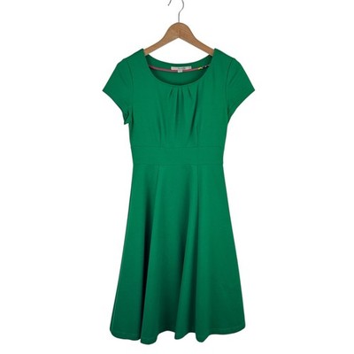 kelly green fit and flare dress Love Without Limits Kelly Green Bow Strap Mini Dress main image 1