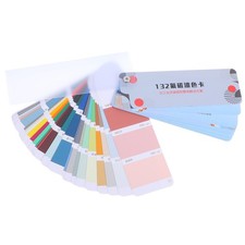1 Set Paint Matching Card: 132-Color Coating Palette Book for Industrial
