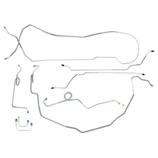 Brake Line Kit Disc Brake Conversion Hardtop 1969-72 Lemans Cutlass GS OE Steel