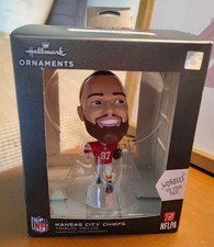 NEW Hallmark Wobbles Ornament Travis Kelce 87 Kansas City Chiefs NFLPA