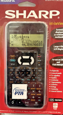 harp EL-W535XB WriteView Scientific Calculator 335 Functions Black New Sealed